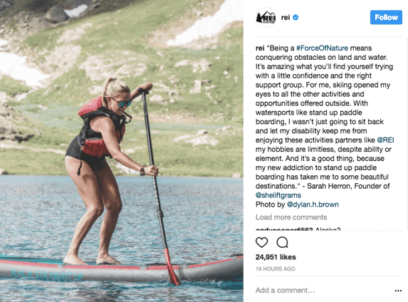 outdoor goods store social